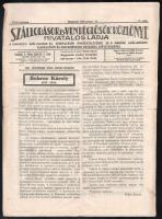 1926 Szállodások és vendéglősök közlönye hivatalos lapja