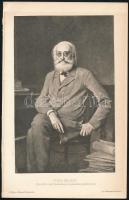 cca 1894 Tisza Kálmán (1798-1856) miniszterelnök portréja, heliogravűr, papír, foltos, 20x13 cm, papír: 25x16 cm