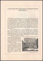 A Kolozsvári Római Kath. Főgimnázium emlékalbuma 1579-1929. Kiadja a 350 éves jubileum alkalmából a ...