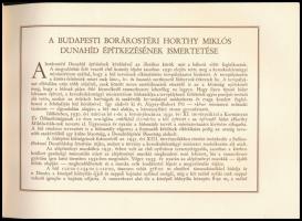 1937 Horthy Miklós híd 1933-1937, építették: Zsigmondy Béla Rt., Magyar Kir. Állami Vas-, Acél- és G...