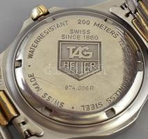 Tag Heuer férfi karóra, quartz szerkezettel, analóg kijelzős, dátumfunkciós, fémíjjal, működik, kopo...