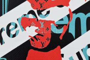 Death & Co. Artery NYC. Supreme Pop-art szitanyomat. sorszámozott, ceruzával jelzett 10/100, szá...