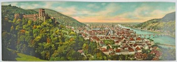 Heidelberg von der grossen Terrasse gesehen - Giant non postcard (42 x 14 cm)