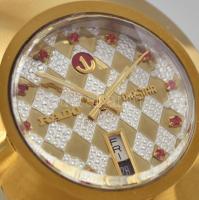 Rado női karóra, automata szerkezettel, analóg kijelzős, fémszíjjal, működik, kopott, d:37 mm