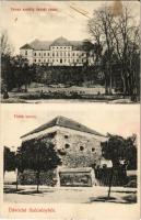 1909 Szécsény, Gross kastély északi része, Török torony. Körmendy Géza kiadása (fl)