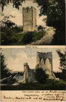 1931 Nagyvázsony, Kinizsi várrom, Pálos kolostor romjai. Hangya szövetkezet kiadása (EK)