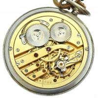 Régi, másodpercmutatós zsebóra, mechanikus szerkezettel, működik. IWC (International Watch Company) ...