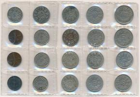 Svájc 1944-1959. 1r (3xklf) + 1920-1944. 5r (4xklf) + 1881-1960. 10r (11x) + 1943-1953. 20r (2xklf) ...