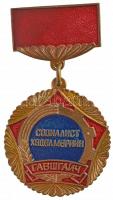 Mongólia 1984. Szocialista Munkabarátság Br kitüntetés igazolványkönyvvel T:1- Mongolia 1984. Socialist Labour Friendship Br badge with certificate book C:AU