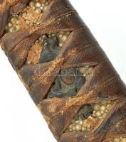 Vakizasi - wakizashi. XX. század első fele. A markolata rájabőrrel borított, amely bőrrel van beteke...