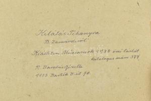 Barabás Reismann Gizella (1893-1985): Kilátás Tihanyra Zamárdiból (Balatoni táj), 1937. Akvarell, pa...