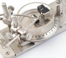 cca 1890 Carl Zeiss Jena Nr. 134 prizmás rotátor, eredeti, bársony bélésű bőr tokjában, korának megf...