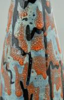 Eschenbach Jenő (1908-1981) Színes mázakkal festett kerámia váza. Jelzett, m: 22 cm, apró mázhibákka...