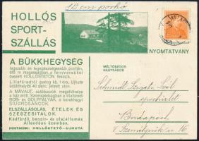 1936 Bükk-hegység, Hollós sportszállás reklám (EK)