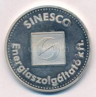 2006. SINESCO Energiaszolgáltató Kft. kétoldalas fém emlékérem T:1 (eredetileg PP)