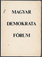 1989 Magyar Demokrata Fórum (MDF) tagsági igazolvány a rendszerváltás idejéből, Lezsák Sándor (1949-...