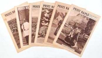 1925 A Pesti Napló képes műmelléklete, 6 db