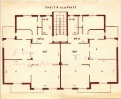 Budapest XI. Himfy Társasvilla építkezés a Himfy utca 8-ban. Társasházépítő Vállalat (Horthy Miklós ...