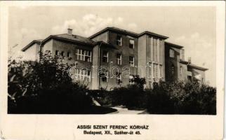 1944 Budapest II. Kurucles, Assisi Szent Ferenc kórház. Széher út 45. Jónás J.-né felvétele