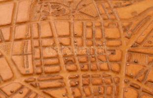 Kirschenheuter Ferenc (?-?), működött a XX. sz. első felében: Budapest térképe, 1927. Vakok számára ...