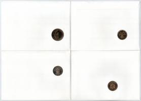 Vegyes 8db érmés boríték tétel, a borítékok állatvilág motívummal, mind német nyelvű leírással, benn...