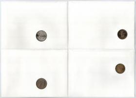 Vegyes 8db érmés boríték tétel, a borítékok híres épület motívummal, mind német nyelvű leírással, be...