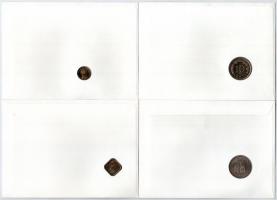 Vegyes 8db érmés boríték tétel, a borítékok közlekedés motívummal, mind német nyelvű leírással, benn...