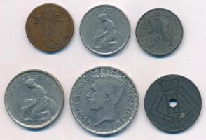 Belgium 1870-1944. 2c - 5Fr (6xklf) T:2-3
Belgium 1870-1944. 2 Cents - 5 Francs (6xdiff) C:XF-F