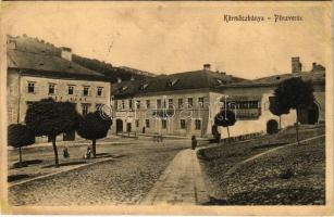 1913 Körmöcbánya, Kremnitz, Kremnica; Pénzverde, népbank. Holzmann Gyula kiadása / mint, bank (r)