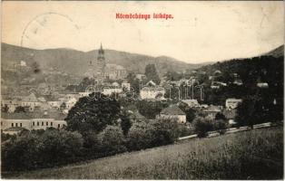 1908 Körmöcbánya, Kremnitz, Kremnica; látkép. Paxner J. és Biron H. kiadása / general view