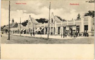 1915 Szekszárd, Kaszinó bazár, könyvnyomda, üzletek