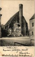 1904 Wien, Vienna, Bécs; Minoritenkirche / church ruins