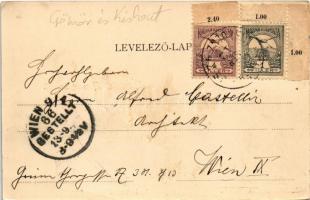 1901 Rimaszécs, Rimavska Sec, Siac; Római katolikus templom, Postahivatal, Parókia, Iskola / Catholi...