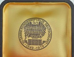Német Szövetségi Köztársaság 1979. "30 éves a Német Szövetségi Köztársaság" jelzett Ag eml...