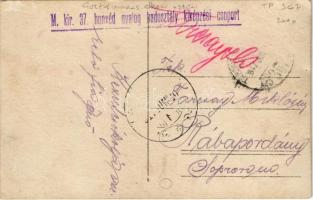 1917 Első világháborús osztrák-magyar katonai oktatás gáztámadás esetére / WWI K.u.k. military gas a...