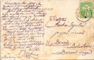 1911 Szepesváralja, Spisské Podhradie; látkép, Szepes vára. W.L. Bp. 2759. / Zipser Burg / Spissky H...