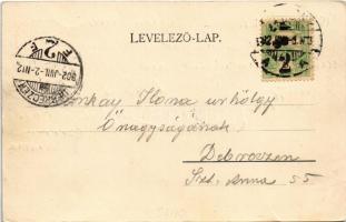 1902 Pozsony, Pressburg, Bratislava; látkép, zsinagóga. Verlag "Bediene dich allein" / gen...