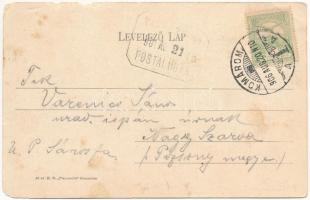 1906 Komárom, Komárno; Gázgyár. E.D. "Pannonia" 58. sz. / gas factory, gas plant (b)