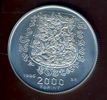 1996. 2000Ft Ag "Honfoglalás 1100. évfordulója" T:BU