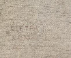 Rónai Éva (Budapest, 1931-): Életfa. Fali szőttes, gyapjú. Hátoldalán jelzett. 1960 körül. 85x66cm