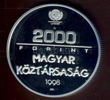 1998. 2000Ft Ag "UNICEF-A világ gyermekei" T:PP