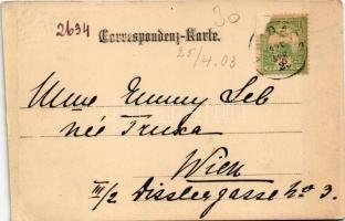 1903 Kajdacs, Sztankovánszky kastély. Sztankovánszky család levele és aláírása s: Margit Ágnes (vágo...