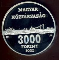 2002. 3000Ft Ag "Hortobágyi Nemzeti Park" T:PP Csak 5000db!