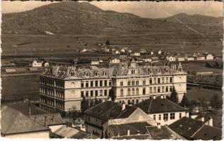 Beszterce, Bistritz, Bistrita; Evangélikus gimnázium / school. photo + 1940 Beszterce visszatért So. Stpl