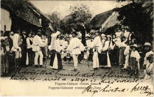 1907 Fogaras, Fagaras; Galaci román tánc / Galaczer romänischer Tanz / Romanian folk dance