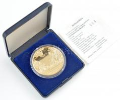 Lebó Ferenc (1960-) 1994. "Attila találkozása Nagy Szent Leó Pápával / Szent István" arany...