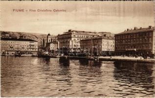 Fiume, Rijeka; Riva Cristoforo Colombo