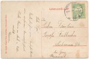 1913 Gyopárosfürdő (Orosháza), vasútállomás. Wigner Géza kiadása (fl)