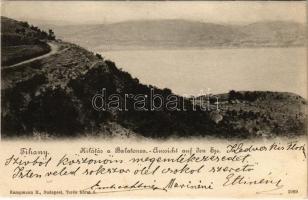1902 Tihany, kilátás a Balatonra. Kampmann H. kiadása