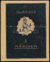 Wilhelm Hauff: Drei Märchen. Mit 16 Originallithographien und Buchschmuck von Fritzi Löw. Wien, én.,Anton Schroll&Co., 241+1 p. + 16 (színes litográfiák) t. Német nyelven. Friederike ,,Fritzi Löw (1892 -1975 ) illusztrátor, grafikus, Wiener Werkstätte tag 16 színes litográfiájával. Átkötött egészvászon-kötés, az elülső táblán az eredeti illusztrált papírborítóval, egy lap szakadt.